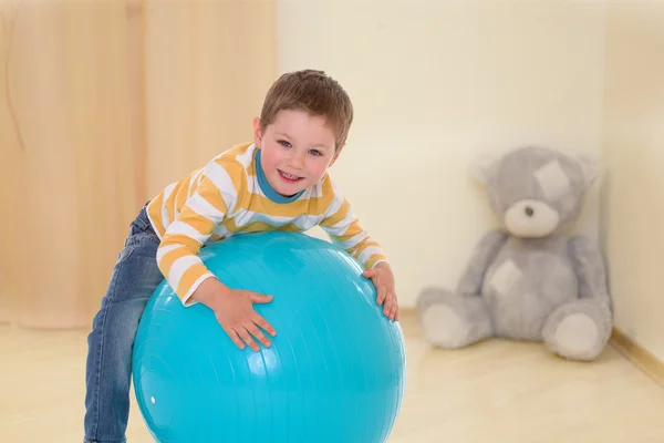 Very cheerful little boy — Stock Photo, Image