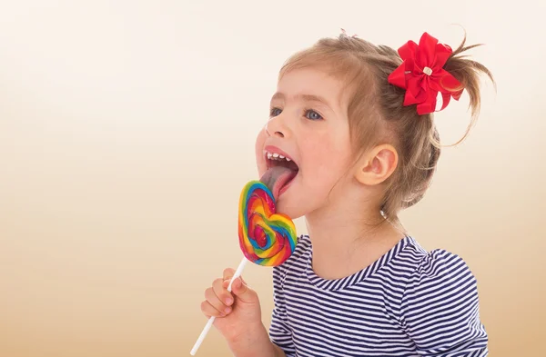 Lovely smiling toddler portrait — Stock Photo, Image