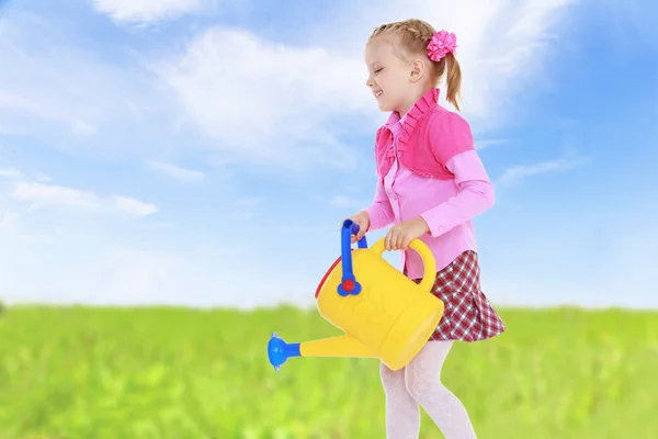 Sweet child having fun outdoor — Stock Photo, Image