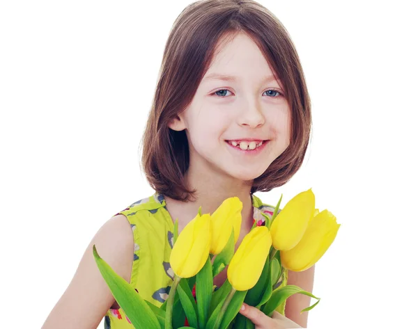 Ragazza in occupazione interessante — Foto Stock