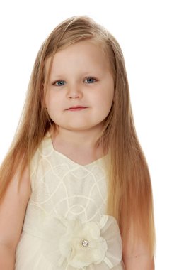 Şirin küçük kız.