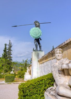 Leonidas anıt, thermopylae, Yunanistan