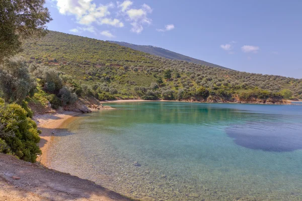 Plage de Tzasteni, Pelio, Thessalie, Grèce — Photo