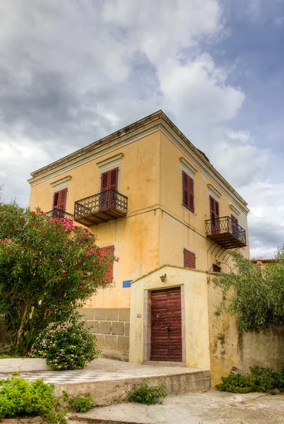 Old traditional house in Galaxidi, Greece — Stock Photo, Image