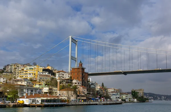 Fatih Sultan Mehmet Bridge, Isztambul, Törökország — Stock Fotó