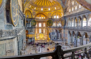 Ayasofya sophia iç, istanbul, Türkiye