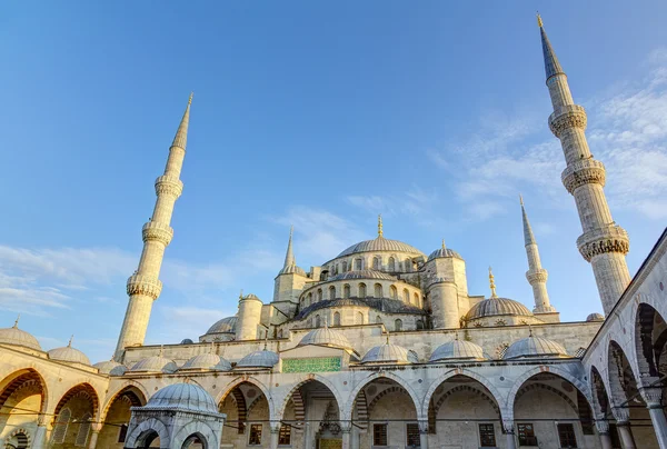 Kék mecset (sultan ahmed mecset), istanbul, Törökország — Stock Fotó