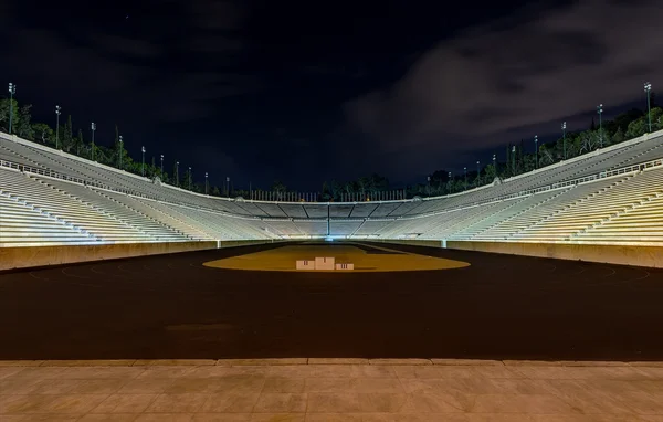 Night view of Panathinaiko stadium (Kallimarmaro), Athens, Greece — Stock Photo, Image