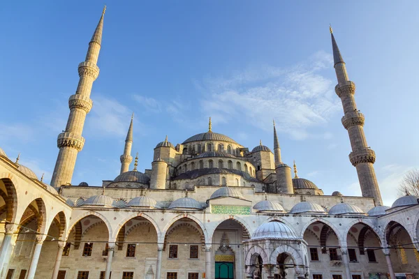 Kék mecset (sultan ahmed mecset), istanbul, Törökország — Stock Fotó