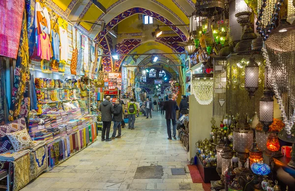 Grande bazar, Istambul, Turquia — Fotografia de Stock