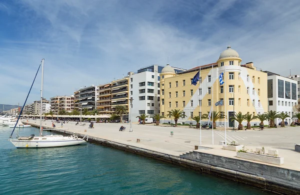 Volos city nábřeží, Thesálie, Řecko — Stock fotografie