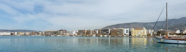 Panorama del paseo marítimo de Volos, Tesalia, Grecia — Foto de Stock