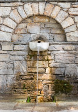 pelion, Yunanistan eski geleneksel çeşme