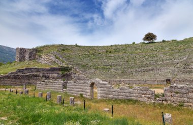 Ancient theatre of Dodoni, Epirus, Greece clipart