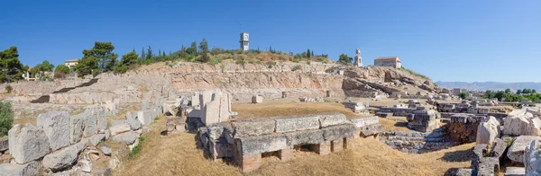 Panorama di Telesterion, antica Eleusi, Attica, Grecia — Foto Stock