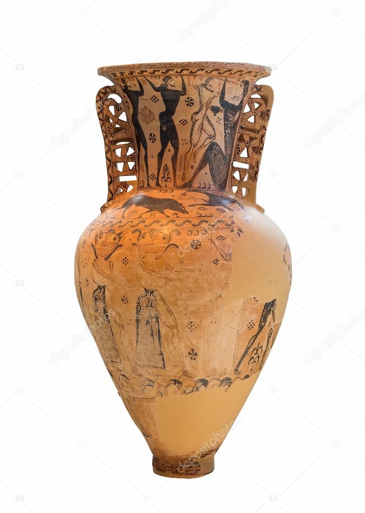 Ancient Greek amphora (7th century BC)