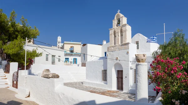 Agia Triada igreja em Adamantas, Milos ilha, Cíclades, Grécia — Fotografia de Stock