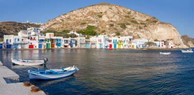 Klima balıkçı köyü, Milos Adası, Kiklad, Yunanistan