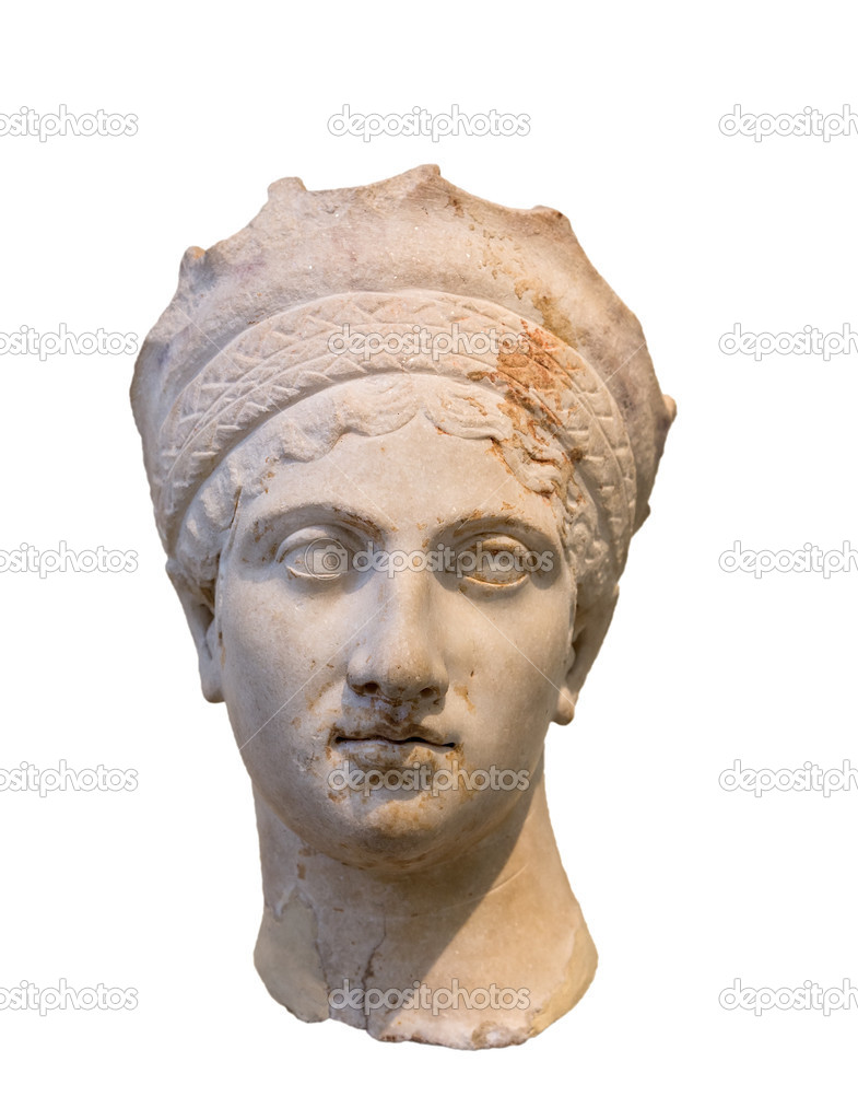 Empress Plautina head, wife of Roman Emperor Trajan