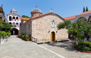 osios david Manastırı, Eğriboz, Yunanistan