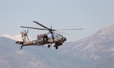 Hellenic Army AH-64A Apache attack helicopter clipart