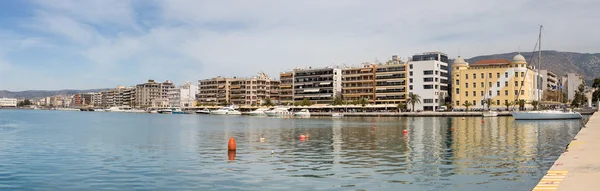 Panorama del lungomare di Volos, Tessaglia, Grecia — Foto Stock