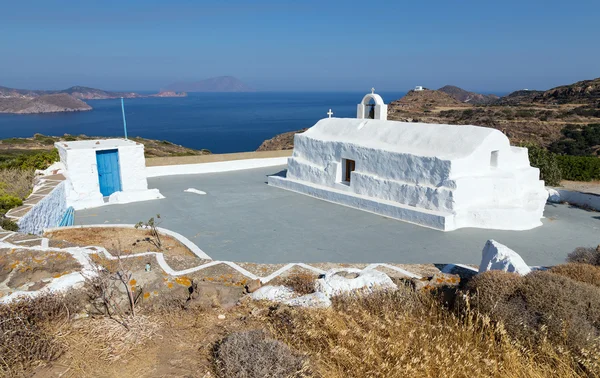 Panagia Tourliani chapel, Milos island, Cyclades, Greece — Stock Photo, Image