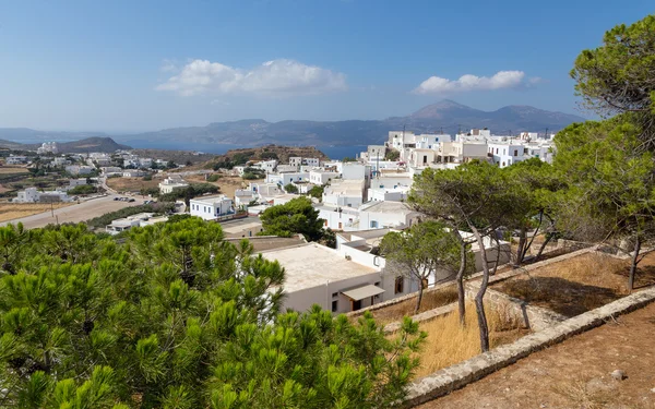 Miejscowości Plaka, milos island, Cyklady, Grecja — Zdjęcie stockowe