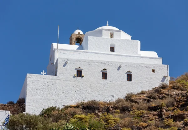 Церковь Панагия Таласситра, остров Милош, Киклады, Греция — стоковое фото