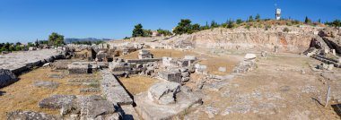 Panorama of Telesterion, ancient Eleusis, Attica, Greece clipart