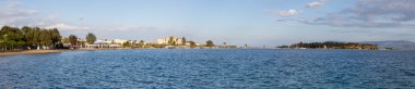 eretria, Eğriboz, Yunanistan'ın panoramik manzarasını