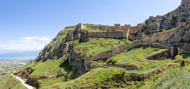 acrocorinth Kalesi, peloponnese, Yunanistan