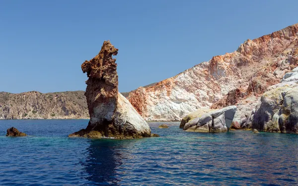 Arkoudes rocks, Milos island, Cyclades, Greece — Stock Photo, Image