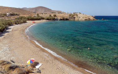 Vitsentzou Sahili, Folegandros Adası, Yunanistan.