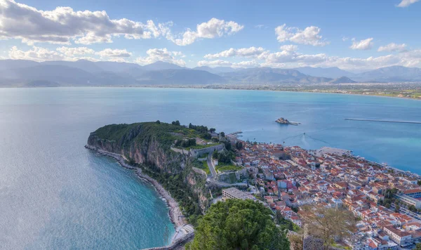 Vista Ciudad Nafplio Peloponeso Grecia — Foto de Stock