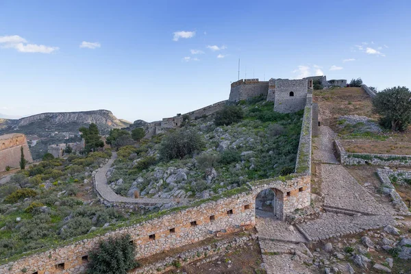 Fortaleza Palamidi Nafplio Grecia —  Fotos de Stock