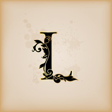 Vintage baş harf l