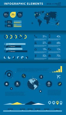 yüksek kaliteli iş Infographic elemanları