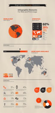 yüksek kaliteli iş Infographic elemanları