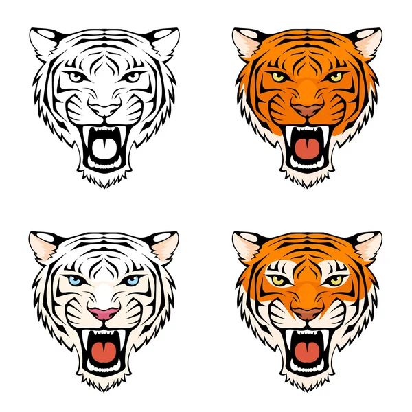 Tiger decal tattoo Vector Art Stock Images | Depositphotos