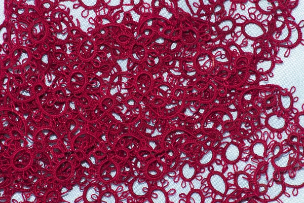 Frivolite; tatting; lace; pattern — Stock Photo, Image