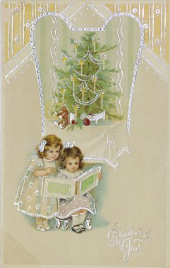 kartpostal, antik, Alman, 1917