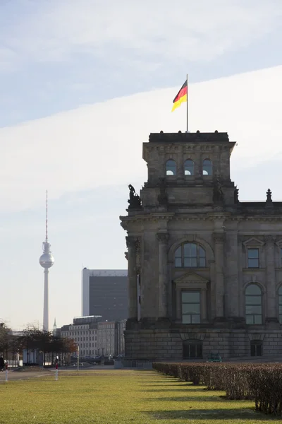 Berlin, Reichstag — Stok fotoğraf