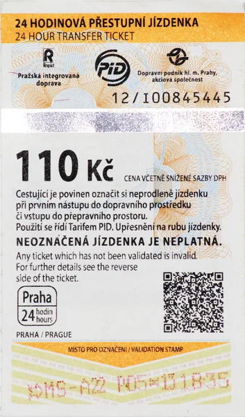 Çek Cumhuriyeti, prag, Bilet, metro, tramvay