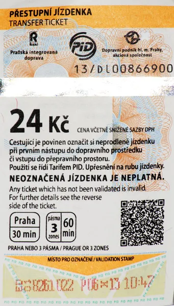Çek Cumhuriyeti, prag, Bilet, metro, tramvay