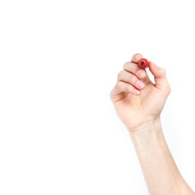 el yazısı bir marker ile