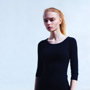 moda genç kız model sokak portre