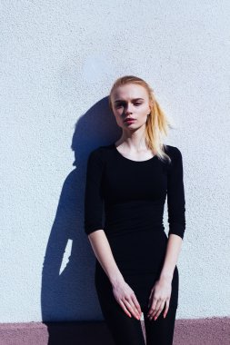 moda genç kız model sokak portre