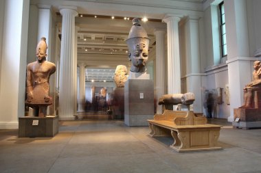 Antik Mısır Firavunun Heykel Müzesi Londra İngiltere'de