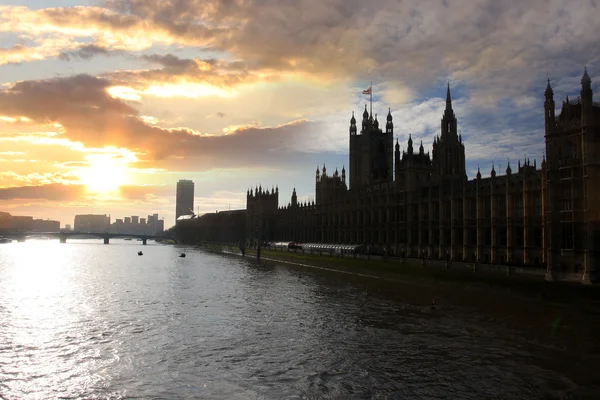 Huizen van het parlement in Londen, uk — Stockfoto